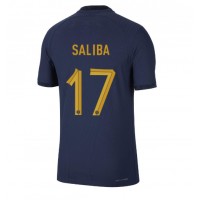 Echipament fotbal Franţa William Saliba #17 Tricou Acasa Mondial 2022 maneca scurta